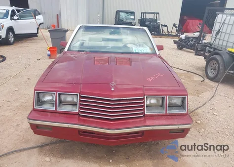 1985 Dodge 600 from USA, damaged, VIN 1B3BV55E4FG142705